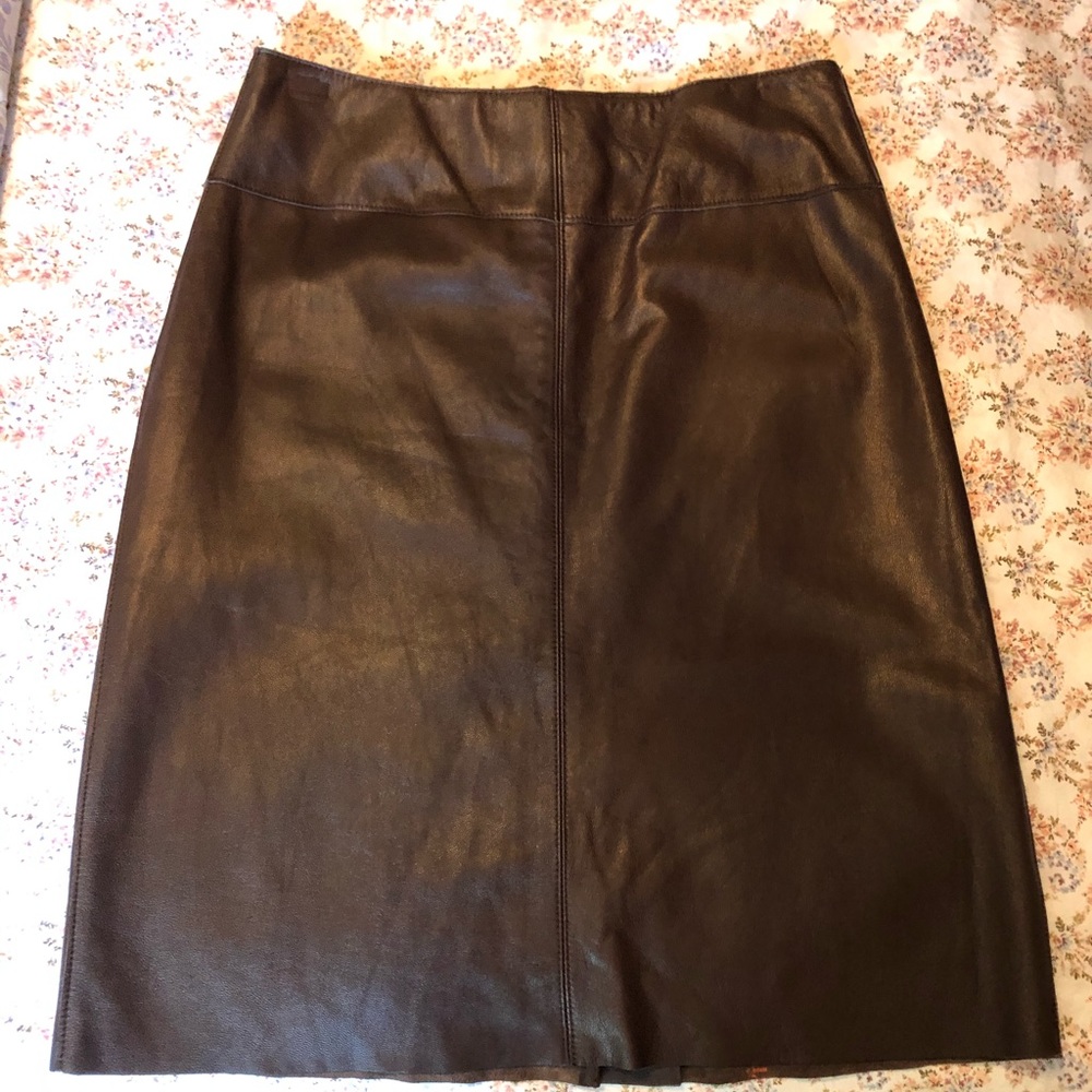 100% Leather Bebe skirt